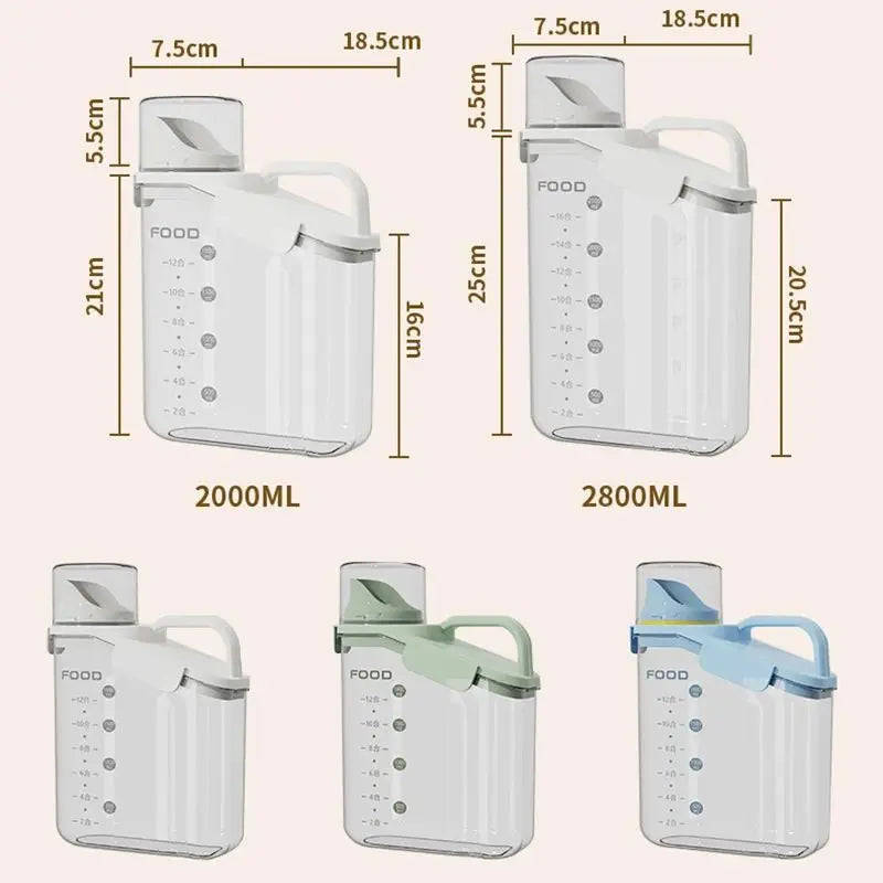 Storage Container for Grains, Pet Food, Snacks