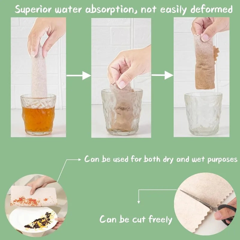 Natural Dishcloths Reusable and Compostable Towels