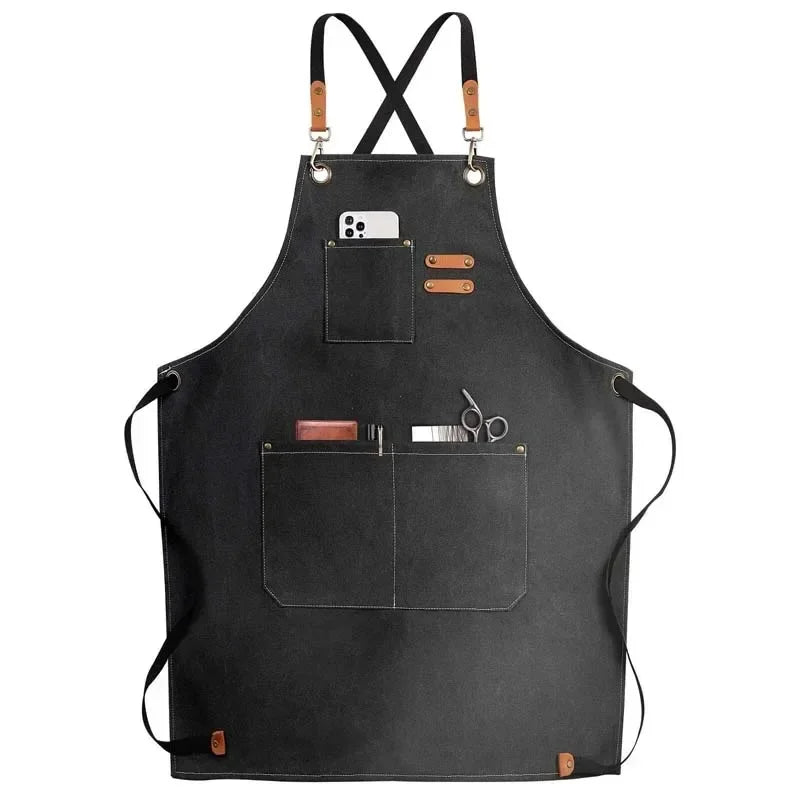 Canvas Apron With Pockets