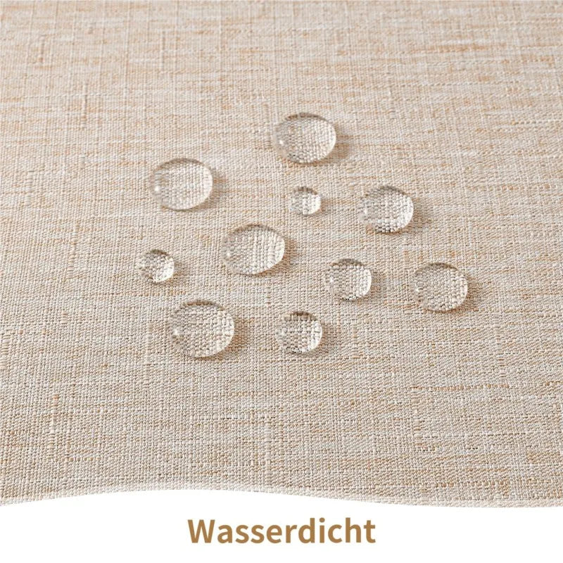 Textured Rectangle Linen Table Cloth