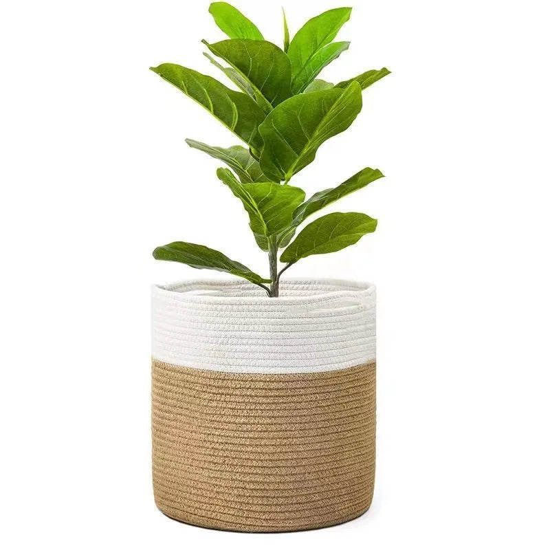 Cotton Rope Plant Basket