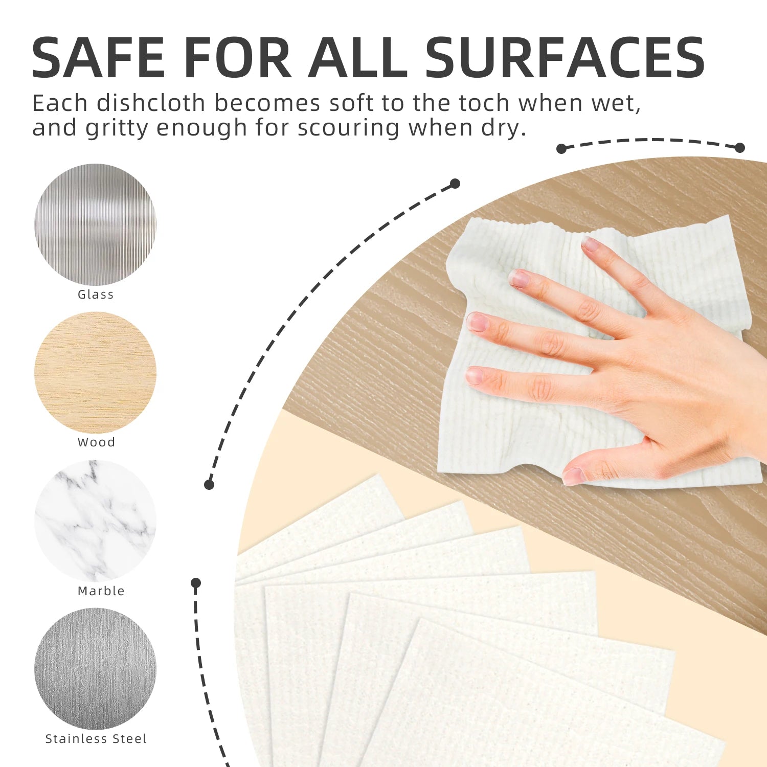 Super Absorbent Cotton Cloth, Biodegradable