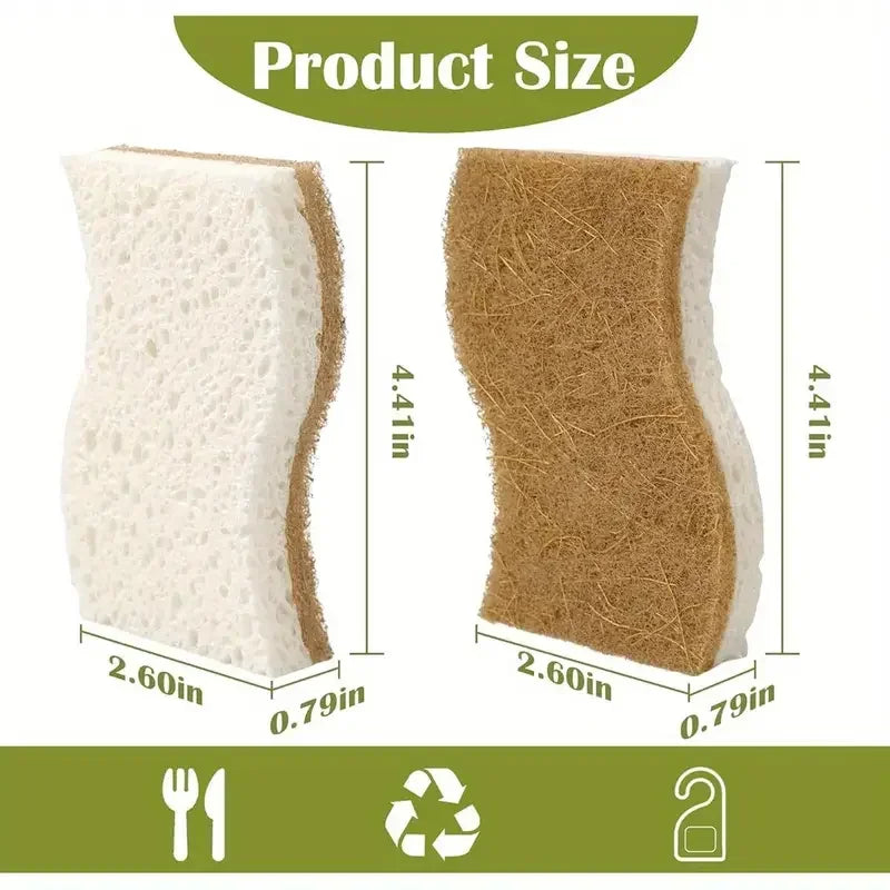 Natural Kitchen Coconut  Sponge Scrubber
