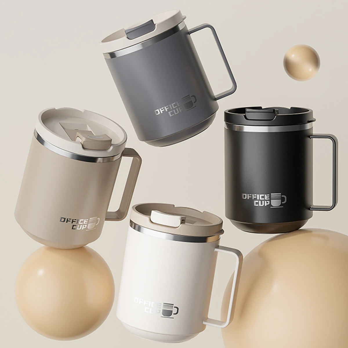 Double Wall Insulated Stainless Steel Coffee Mug