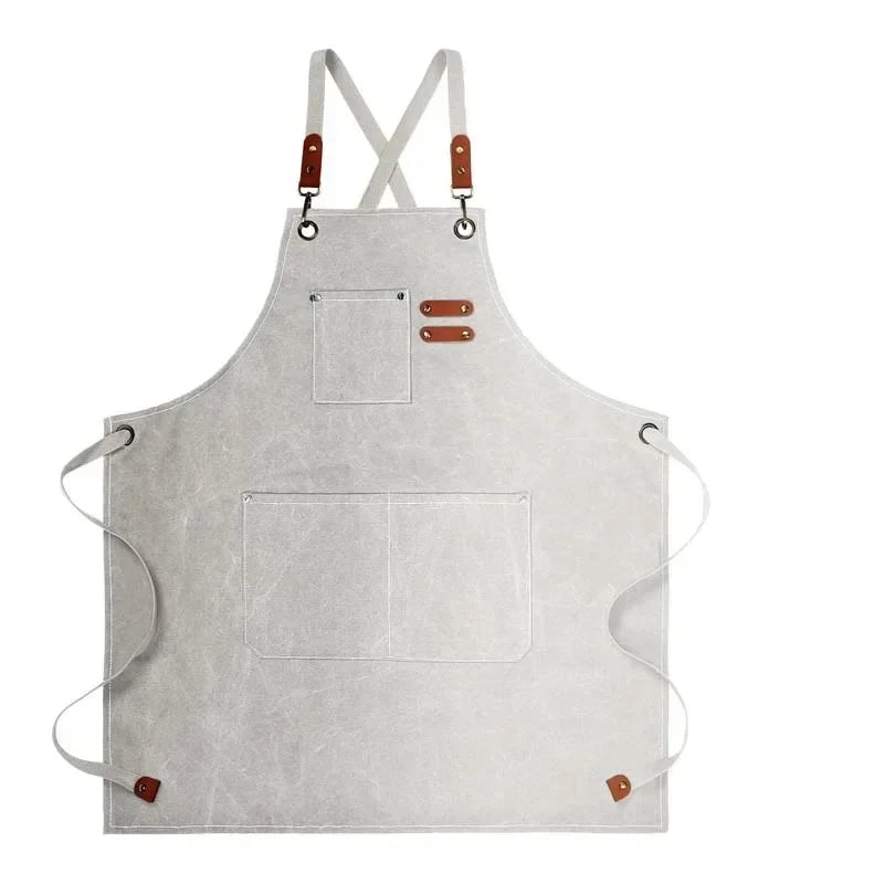 Canvas Apron With Pockets