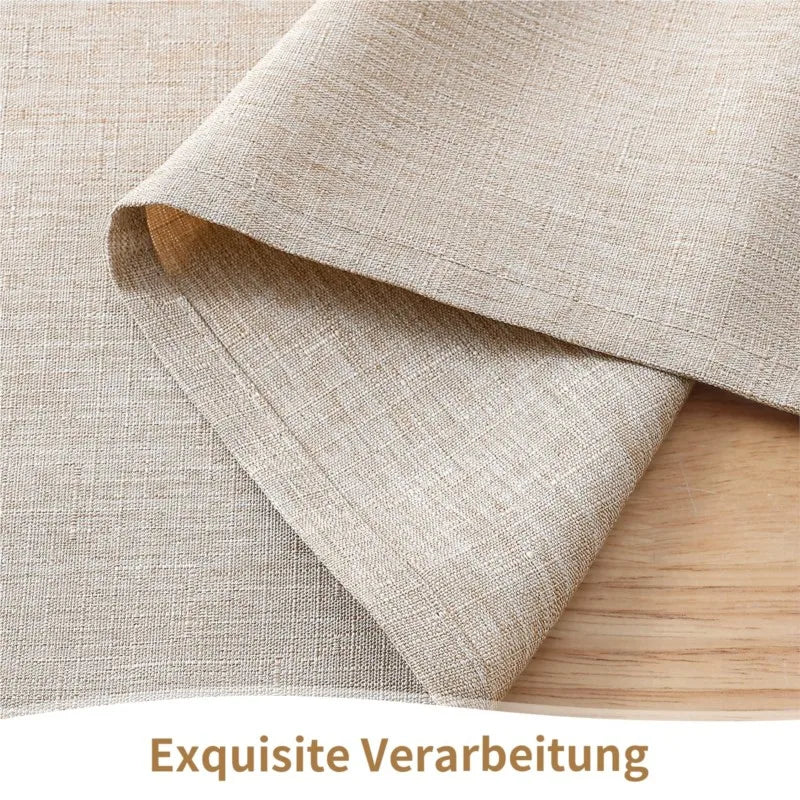 Textured Rectangle Linen Table Cloth