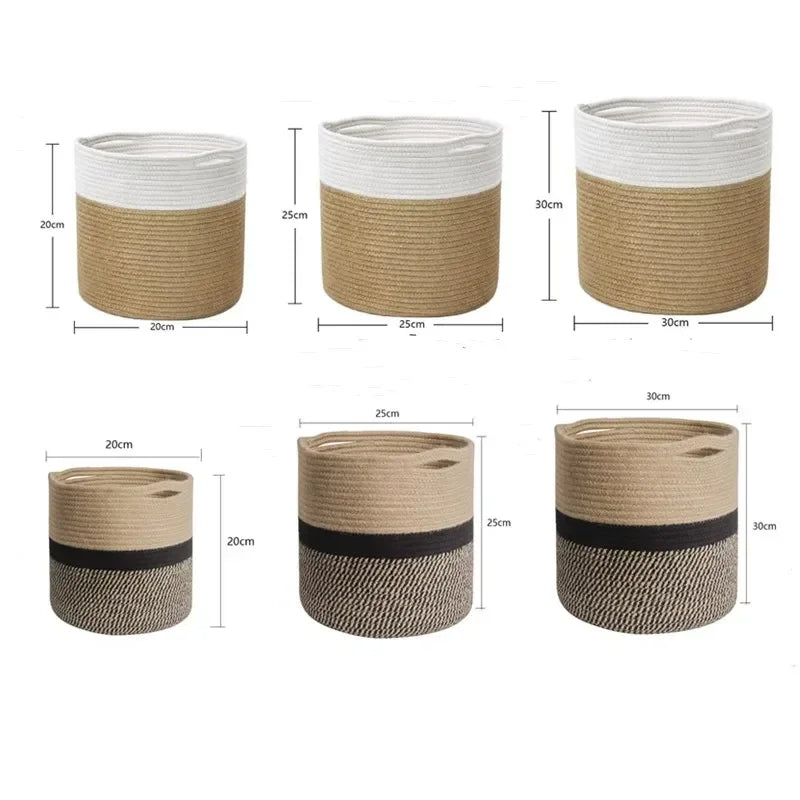 Cotton Rope Plant Basket