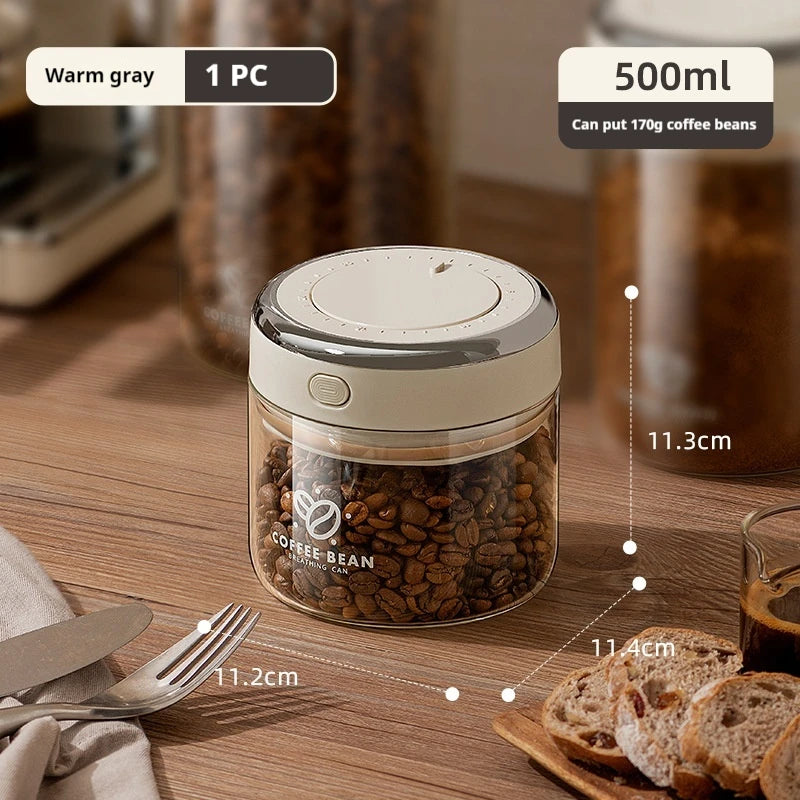 Vacuum Beverage Food Jar with Date Tracker