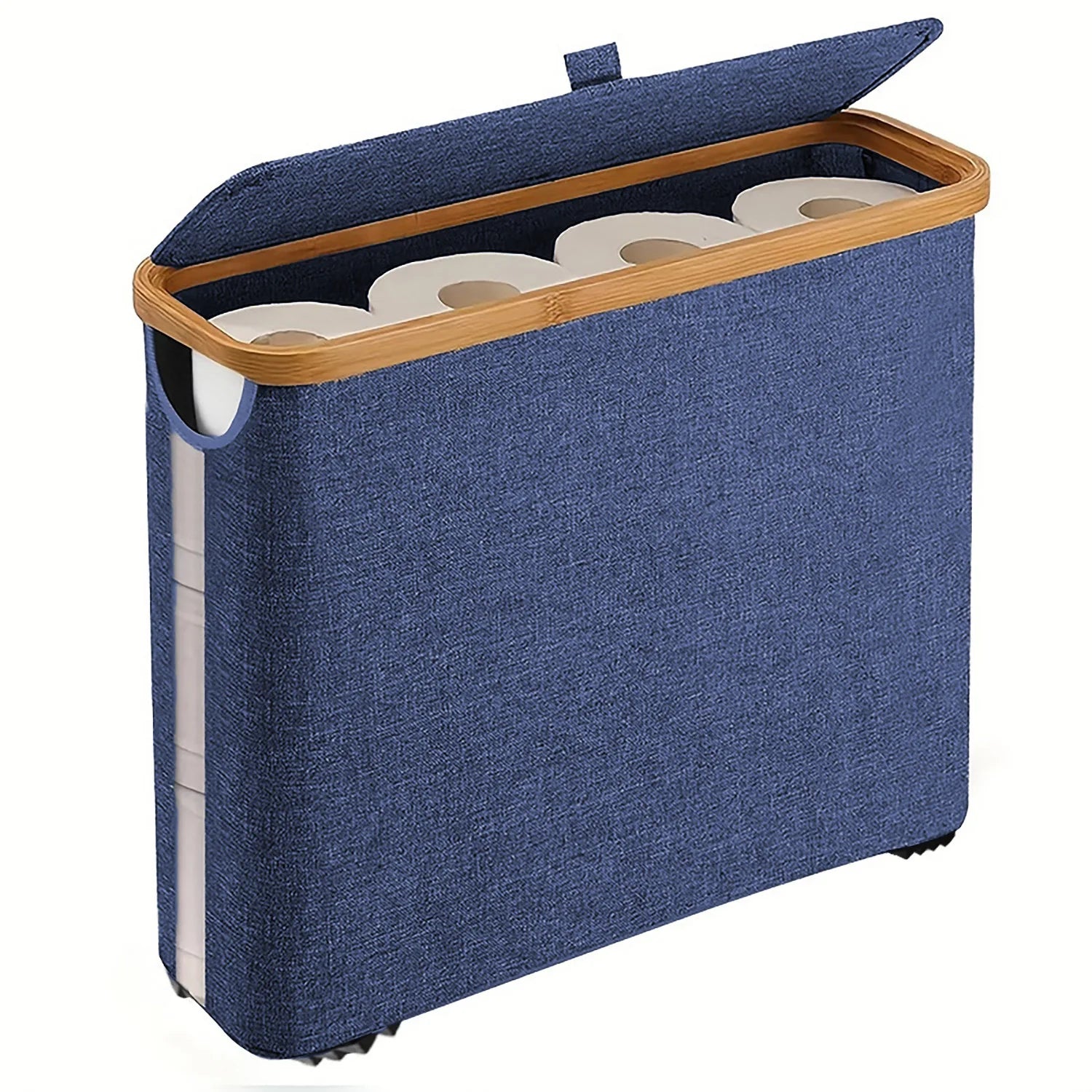 Bamboo Toilet Paper Storage Basket
