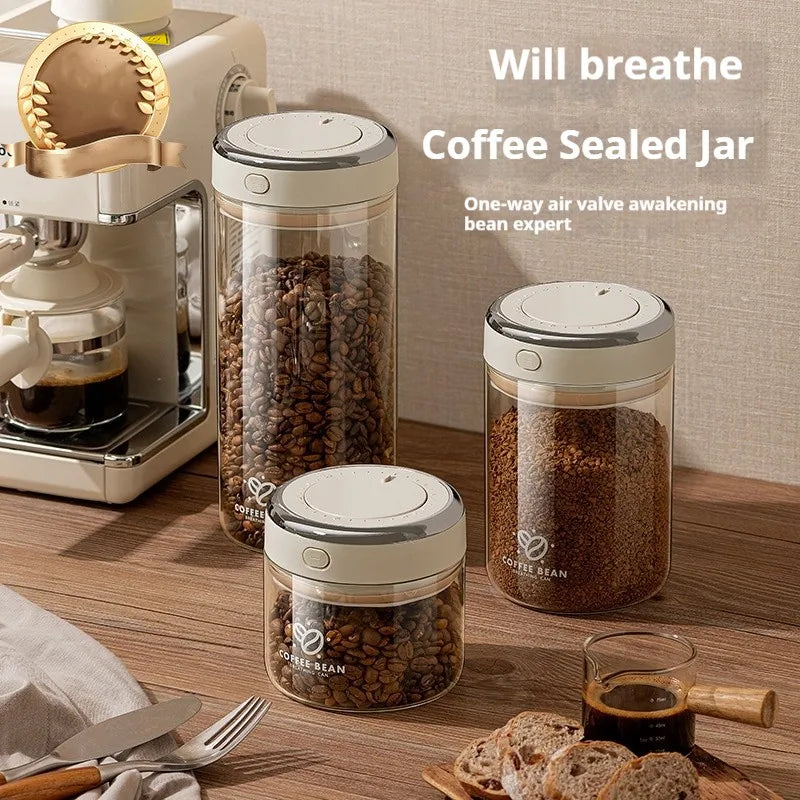 Vacuum Beverage Food Jar with Date Tracker