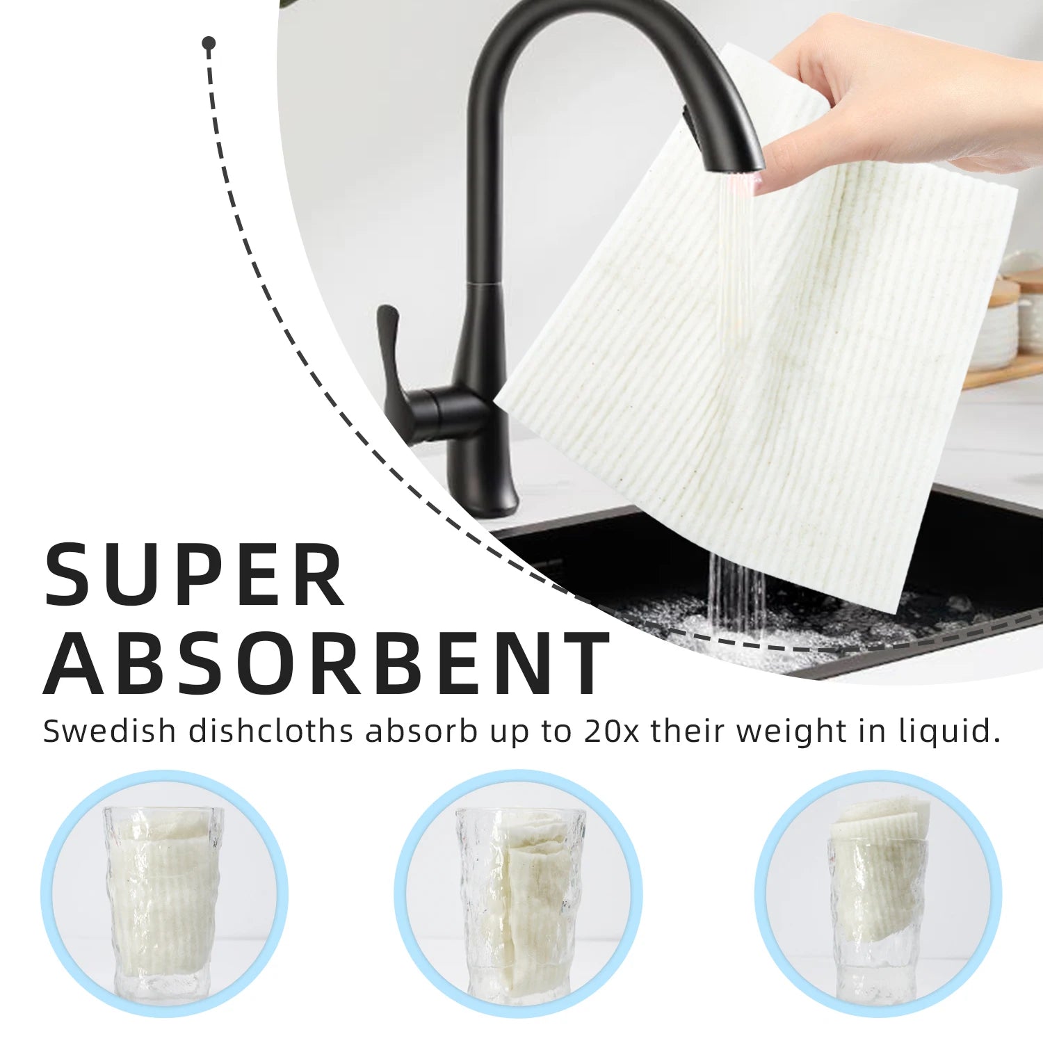 Super Absorbent Cotton Cloth, Biodegradable