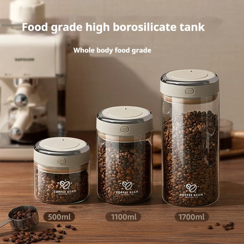 Vacuum Beverage Food Jar with Date Tracker