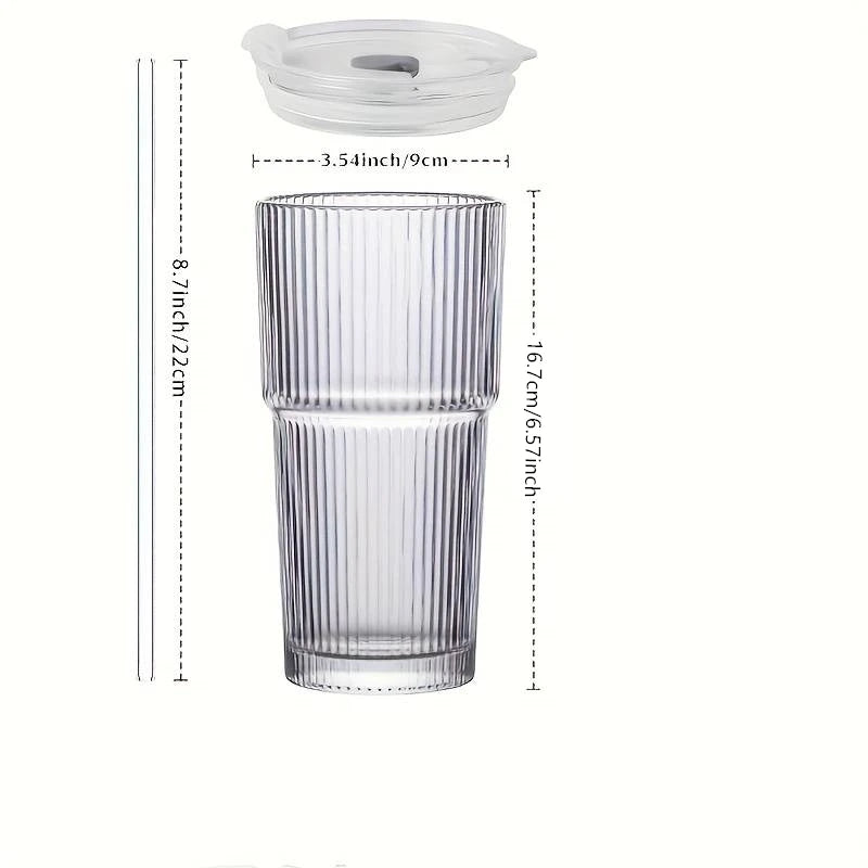 Transparent Glasses For Juice Iced Coffee