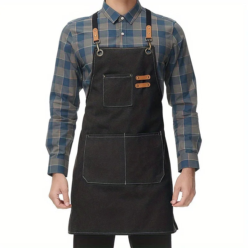Canvas Apron With Pockets