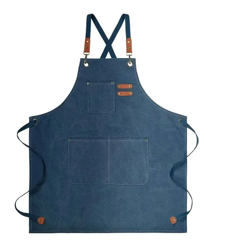 Canvas Apron With Pockets