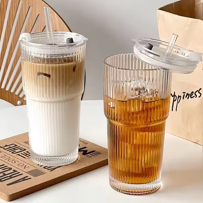 Transparent Glasses For Juice Iced Coffee